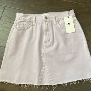 7 For All Mankind denim skirt